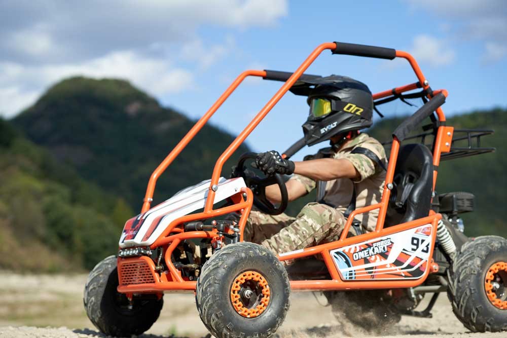 EverJoy Moto electric ATV go kart and dirt bike lineup at China factory