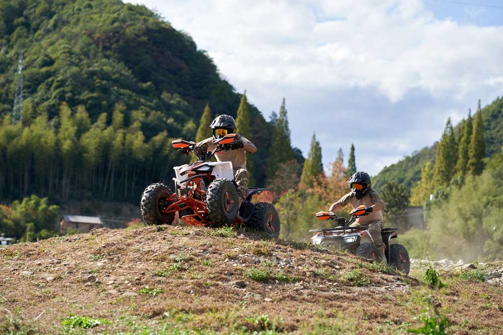 Electric ATVs delivered to a European distributor