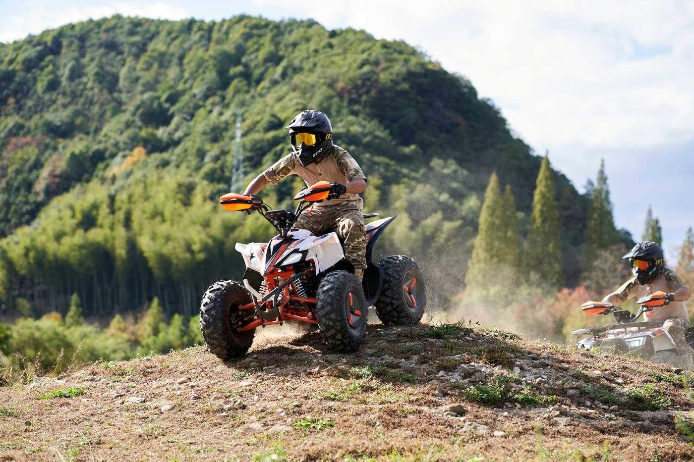 Gasoline ATV FR125ATV-SP detail view