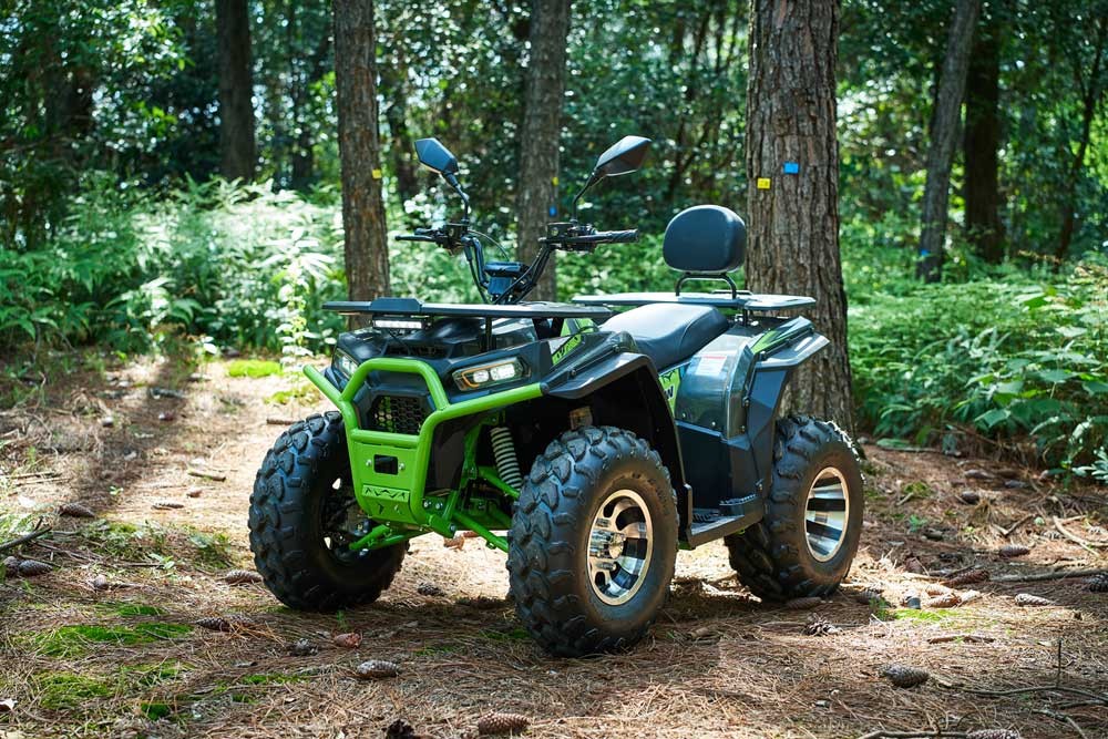 Electric ATV FR60DATV-UT chassis and suspension detail