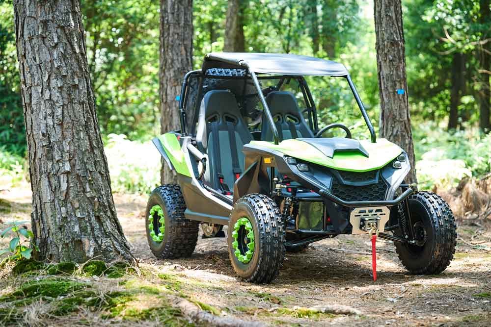 Gasoline Go Kart FR200GK-6 side profile