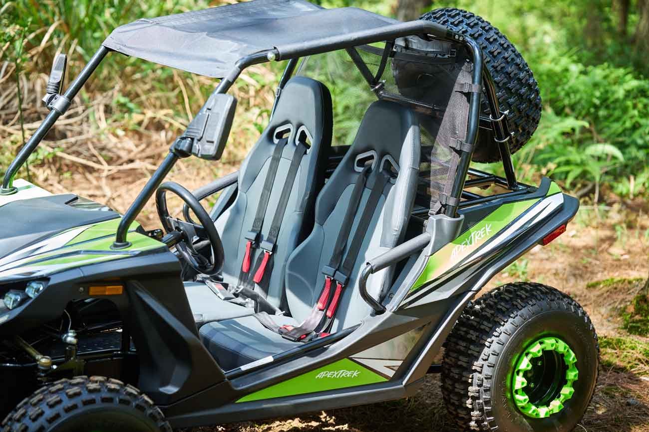 Electric Go Kart FR60DGK-6 side profile and chassis