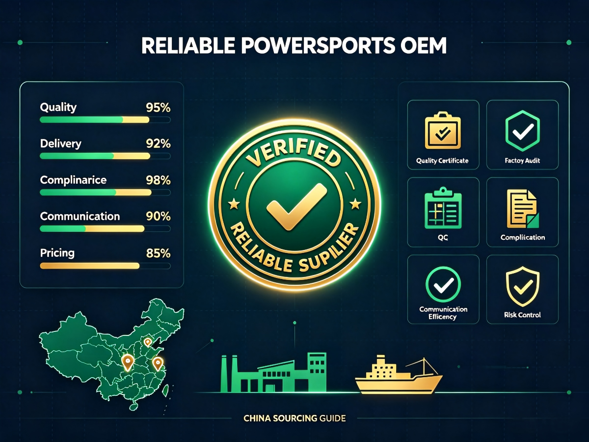 How to Find a Reliable Powersports OEM Supplier in China: 7-Gate Framework