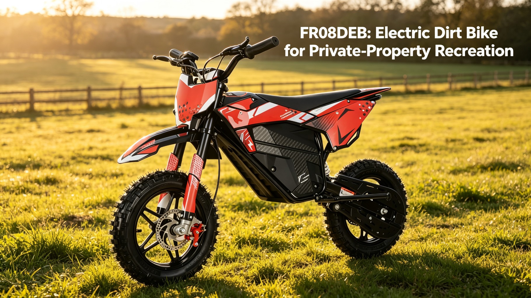 Electric Dirt Bike for Private-Property Recreation: FR08DEB Selection Guide