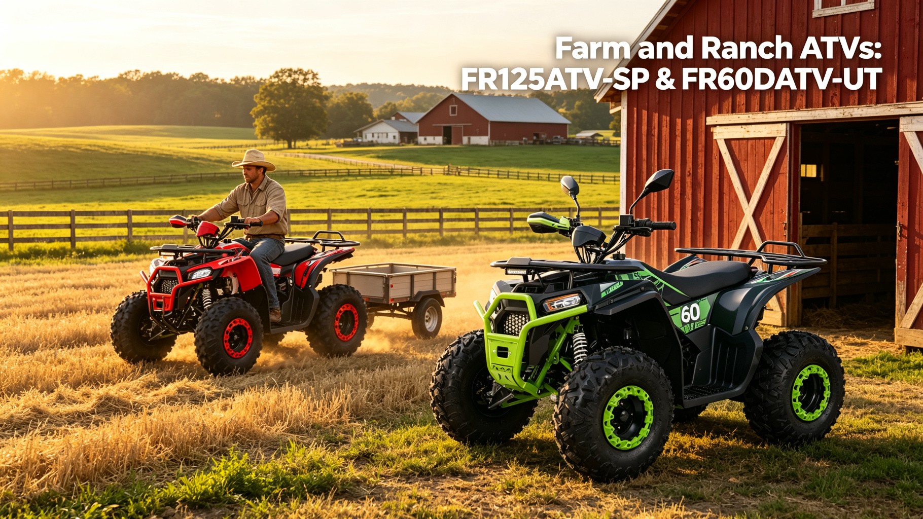Farm and Ranch ATVs for Dealers and Importers