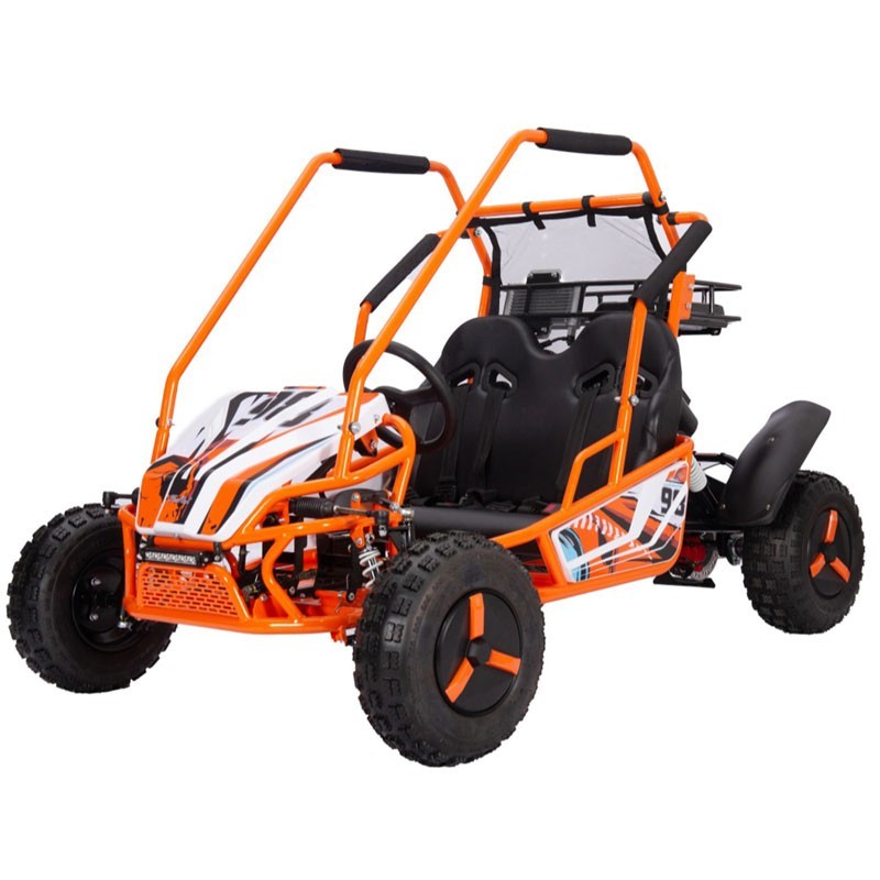120CC Electric Start Gas Go Kart &mdash; Oil-Cooled CVT for Rental & Family